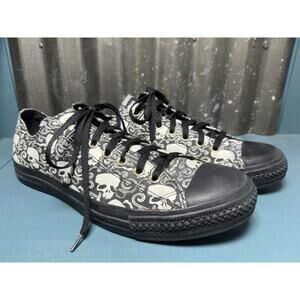 Converse Chuck Taylor Low Top Antique Skull Y2K Limited Edition RARE M11/W13